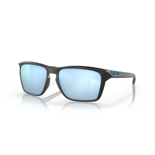 Oakley Sylas Sunglasses Matte Black Frame Prizm Blue Polarized Lense