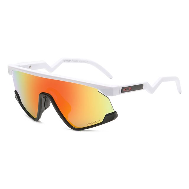 Oakley BXTR Sunglasses OO9280 White Frame Prizm Orange Red Lense