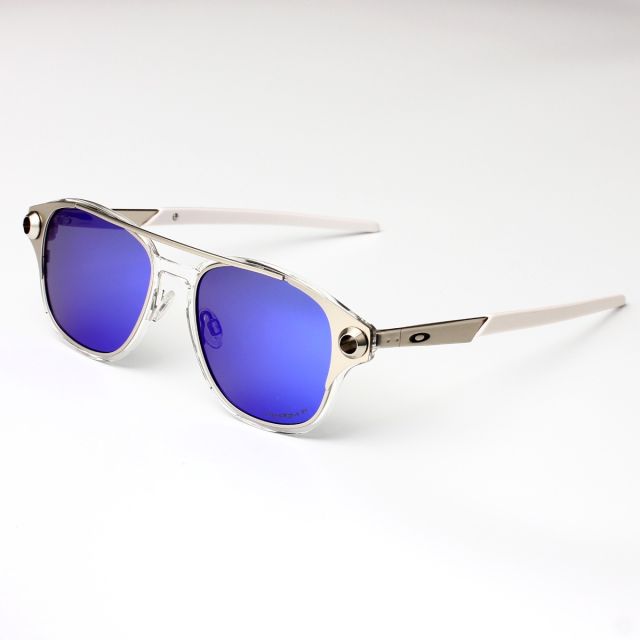 Oakley Coldfuse Sunglasses Gold Frame Prizm Dark Blue Lense