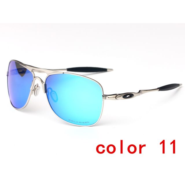 Oakley Crosshair Sunglasses Polarized Silver/Blue