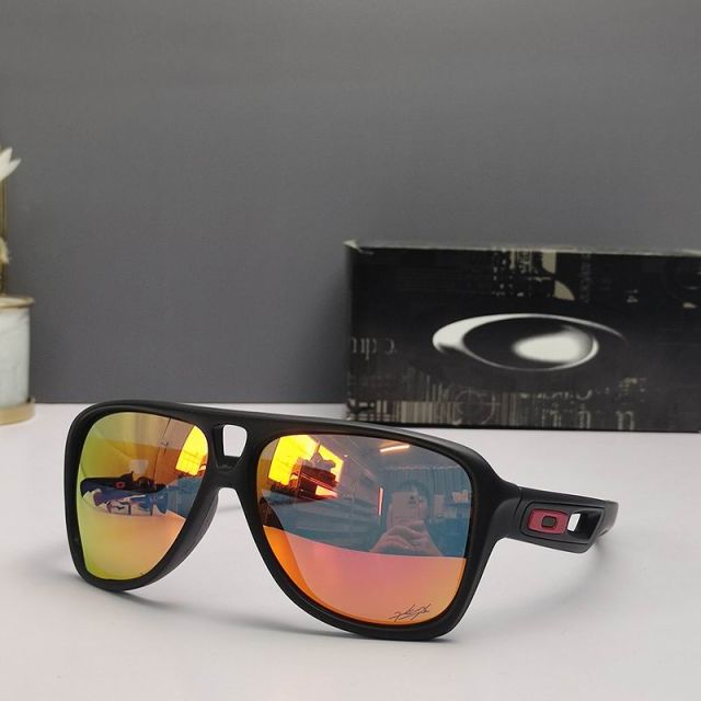 Oakley Dispatch II Sunglasses Matte Black Frame Polarized Ruby Lenses