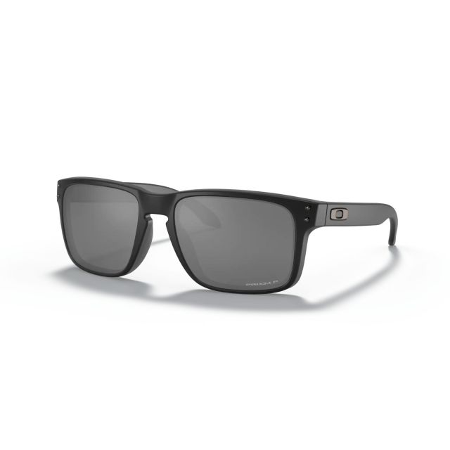 Oakley Holbrook Low Bridge Fit Sunglasses Matte Black Black Frame Prizm Black Polarized Lens