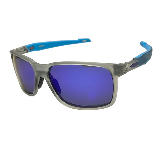 Oakley Portal X Sunglasses OO9460 Crystal Grey Frame Prizm Blue Lens