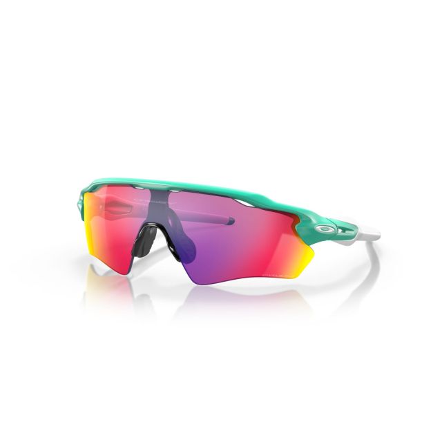 Oakley Radar EV XS Path Youth Fit Heritage Colors Collection Sunglasses Matte Celeste Frame Prizm Road Lens