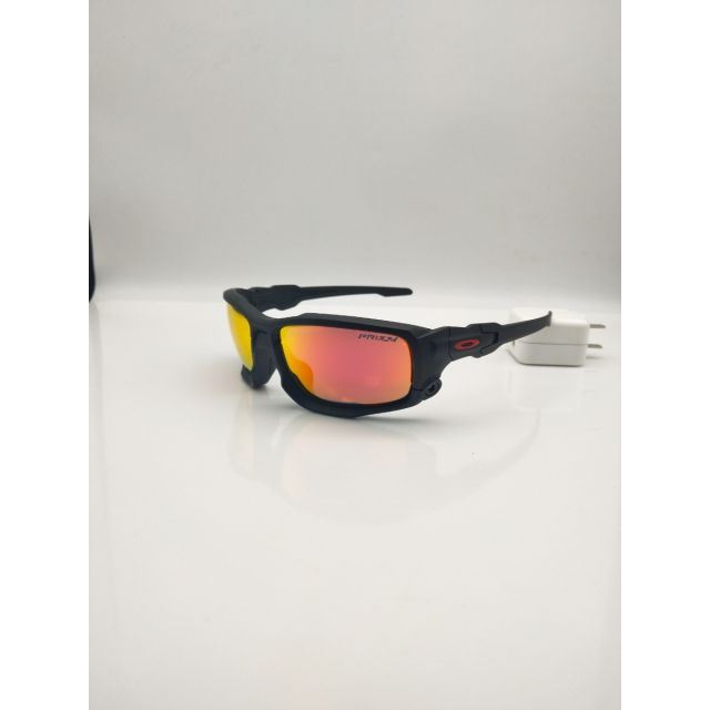 Oakley SI Shock Tube® Sunglasses OO9329 Black Frame Polarized Ruby Lens