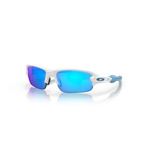 Oakley Flak® XXS Sunglasses Polished White Frame Prizm Sapphire Lense
