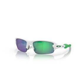 Oakley Flak® XXS Sunglasses Matte White Frame Prizm Jade Lense